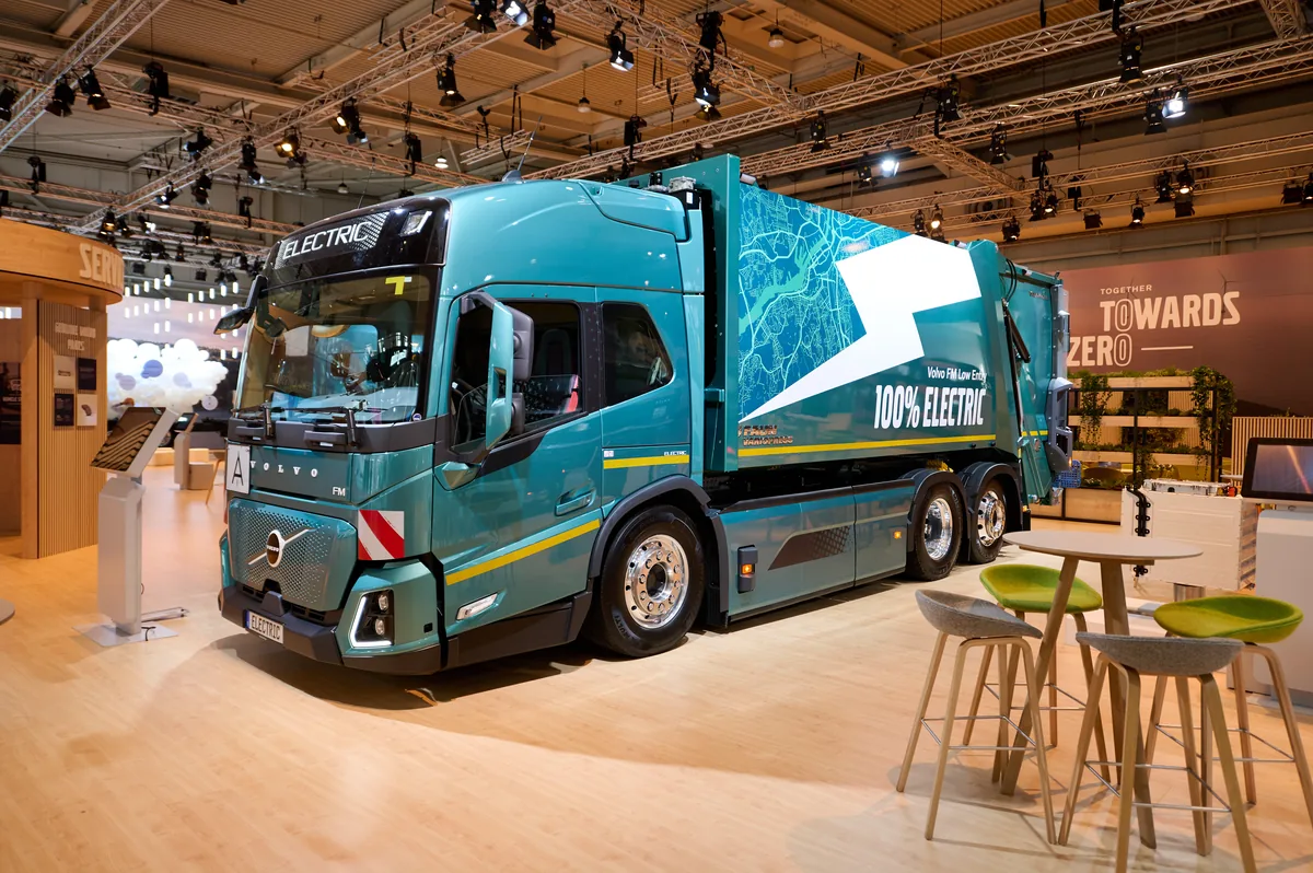 Heavy-duty electric truck of the type that Pan-Good Power targets with its axial flux motors, mass produced in Lanxi at 300,000 units per year