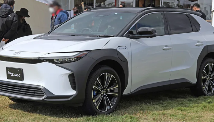 Toyota bZ4X battery electric vehicle, representative of the bZ-series platform that Toyota plans to upgrade with high-performance solid-state cells